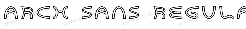 arch sans regular字体转换